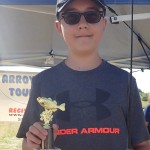 1st Place Youth - Lucas Holloway holding trophy